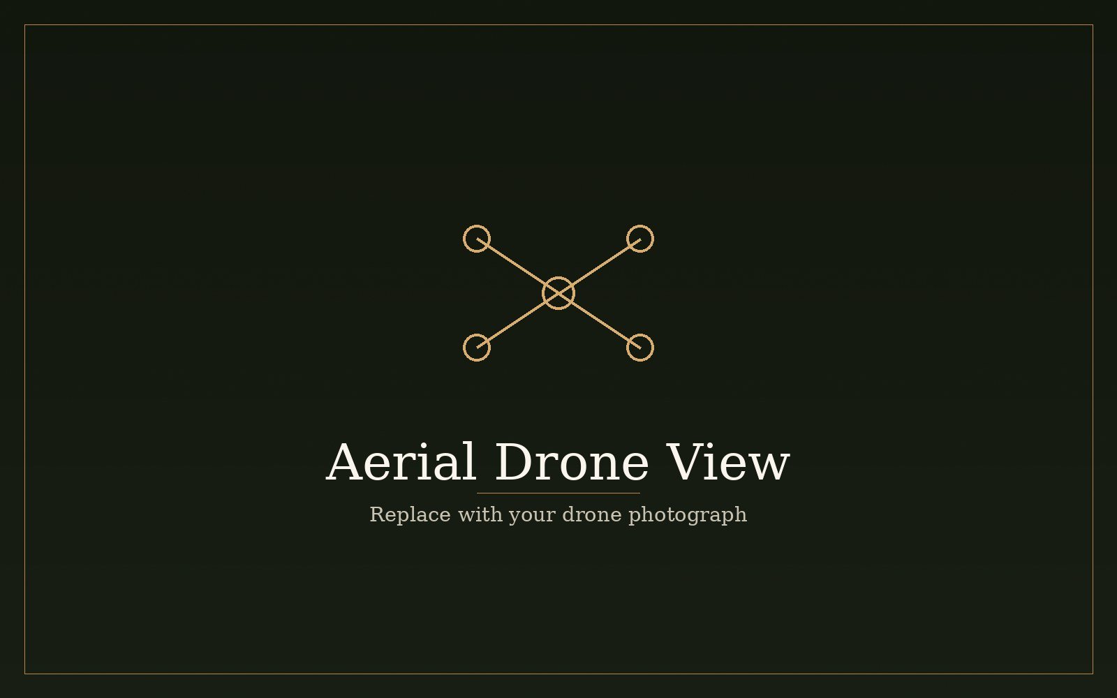 Aerial drone view of Sakleshwarapura Homestay
